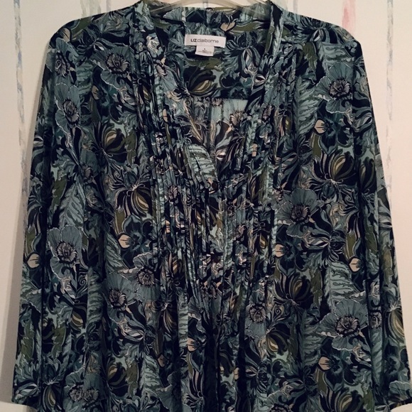 LIZ CLAIBORNE Sheer Blouse - Picture 3 of 8